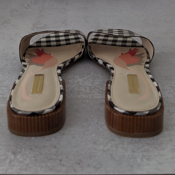 Louise et Cie 'Aydia' Slide Sandals in Gingham 8.5 New In Box! - Picture 7 of 9